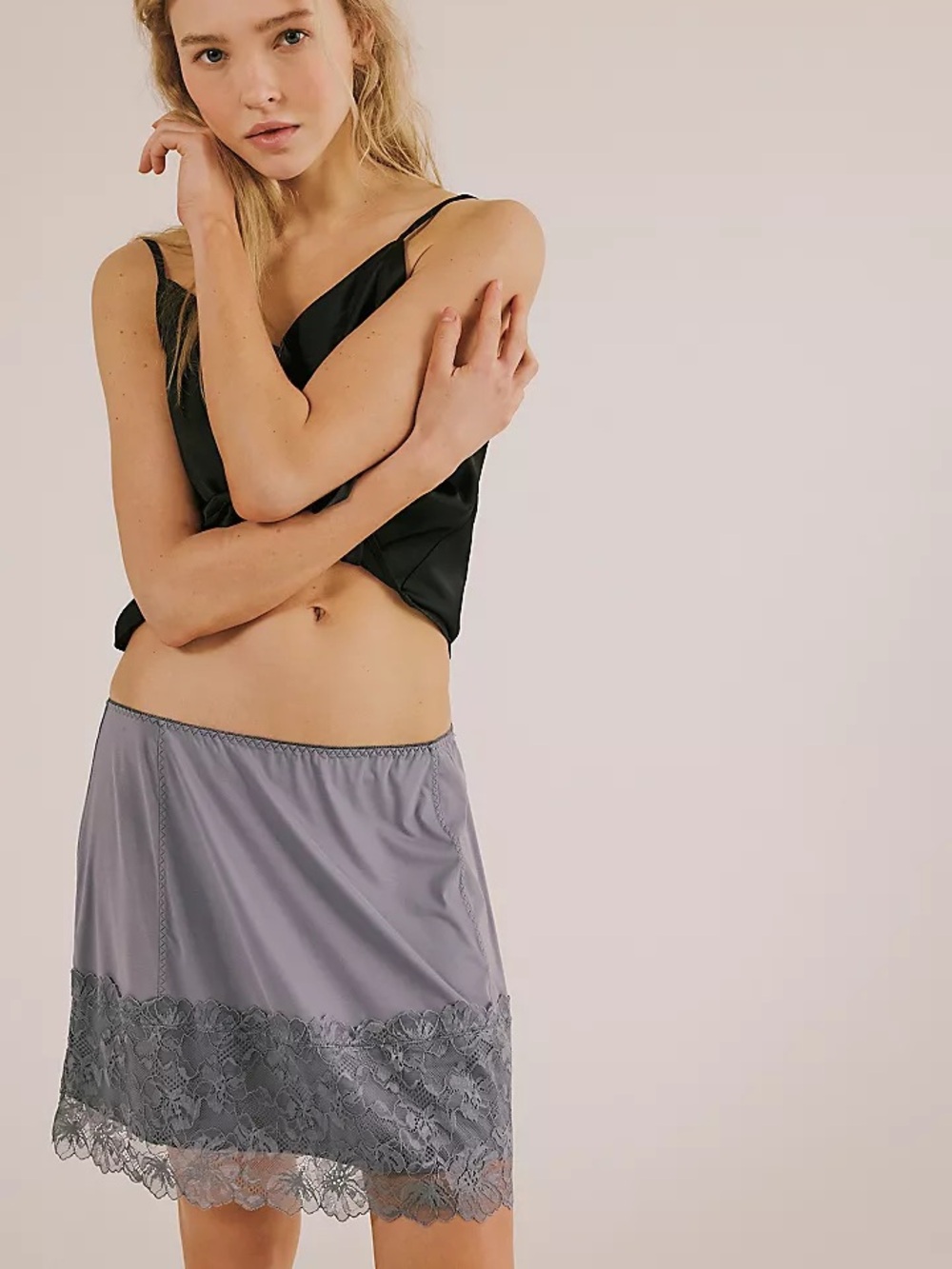 Party Crashers Mini Slip Skirt  EUC